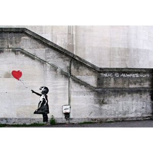 Camden Town Poster Company Banksy balloon girl there is always